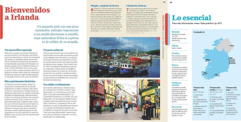 Guía Lonely Planet para visitar Irlanda